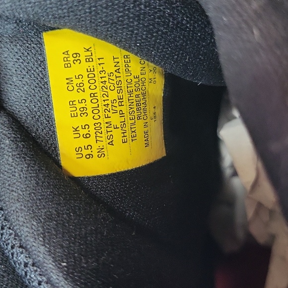 Skechers slip resistant alloy toe memory foam air cooled Synergy Wingo Work Shoe - Picture 16 of 16